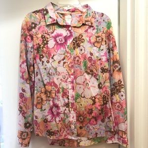 Jcrew colorful button down